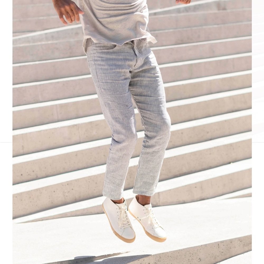 Alex Crane Linen “Cham Pants Lines 30”